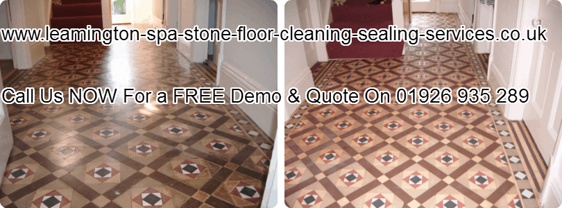 Warwickshire-Leamington-Spa Edwardian-Victorian Tiled Floor Washing & Polishing Services 01926 935 289