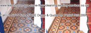 Warwickshire-Leamington-Spa Edwardian-Victorian Tiled Floor Washing & Polishing Services.01926 935289