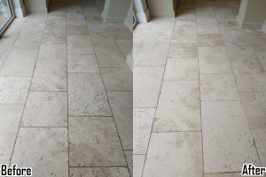 Travertine Cleaning & Sealing in Leamington Spa 01926 935289