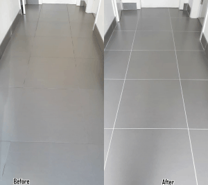 Grout Re-Colouring & Sealing in Warwick & Leamington Spa 01926 935289