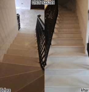 Limestone cleaning and sealing in Old Milverton, Leamington Spa and Warwickshire 01926 935289.