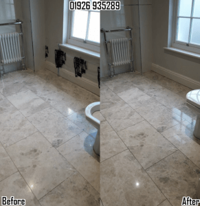Marble floor cleaning, restoration and polishing in Old Milverton, Leamington Spa and Warwickshire 01926 935289