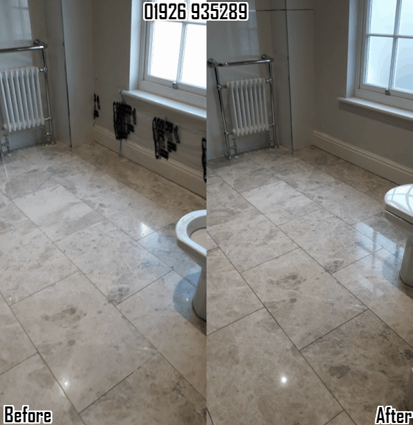 Marble floor cleaning, restoration and polishing in Old Milverton, Leamington Spa and Warwickshire 01926 935289