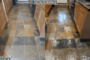 Slate floor stripping cleaning sealing and polishing in cubbington Leamington Spa & Warwickshire 01926 935289